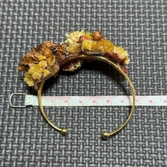 ドライフラワーバングル☆ブレスレット☆バラなどの画像