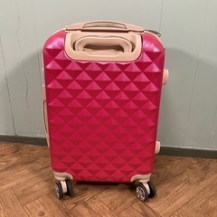 【安心鍵付き！】ピンク　キャリーケースの画像