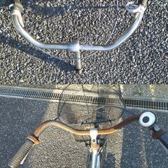 自転車 ママチャリ 26インチ 後ろカゴ付き　シングルギア　配達可能の画像