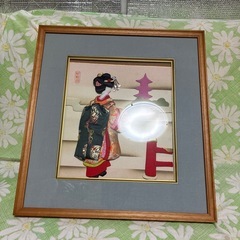和風アート壁掛けの画像