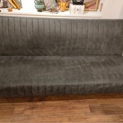 ソファベッド　187cm×105cm×37cmの画像