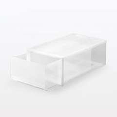 無印良品　ポリプロピレン　衣装ケース　中　2個セットの画像