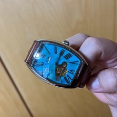 SAAD ターコイズ　自動巻き時計の画像