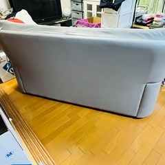 3人掛けソファ　グレーの画像