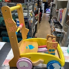 ミテミテ木製押し車　西松屋　　リサイクルショップ宮崎屋　佐土原店　25.12.1の画像