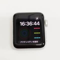 Apple Watch Series 3/GPS+セルラー/38mm/A1889/シルバー〈MQKJ2J/A〉の画像