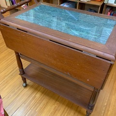 アンティーク トップテーブル / サービングワゴンの画像