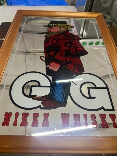 ヴィンテージ品】激レア ニッカウイスキー パブミラー 工場 Nikka