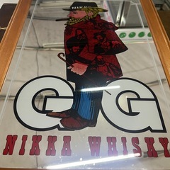 【ヴィンテージ品】激レア ニッカウイスキー パブミラー Nikka Whisky　Pub Mirror 鏡 壁掛け フレーム G&G レトロバー 看板 インテリア 酒 グッズの画像
