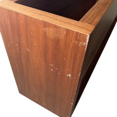 【ジ1201-01】引き出しも付いて収納たっぷり‼️木製ローテーブル センターテーブル やや傷ありの画像