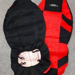 セット無料対象【新古】AUTOYOUTH シートカバー レッド／ブラックの画像