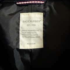 メンズ　コート　冬物　紺色　Mサイズの画像