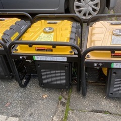発電機3台、単品3万円まとめなら7万５千円の画像
