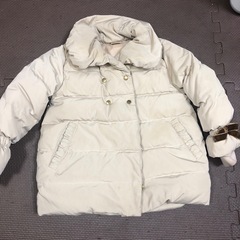 数回着用　プティマイン　ダウンコート　90　の画像