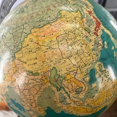 昭和レトロ　当時物　 ビンテージ　地球儀 アンティーク 置物の画像