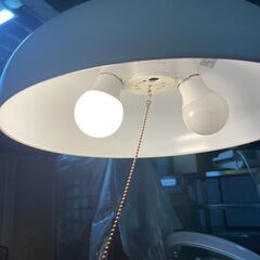 【リユースショップスパークル】ペンダントライト　No.170　ニトリ　Nシック3(アイボリー)　照明　引掛けシーリング　紐式LEDライト　配送設置可能♪の画像