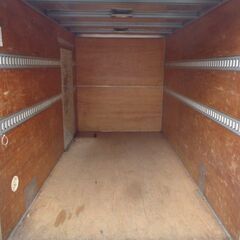 トラックコンテナ 箱 3200x1760x1910 鍵付 横扉付 アルミバン 冷凍冷蔵 保冷 倉庫 物置 ガレージ コンテナハウス 愛媛よりの画像