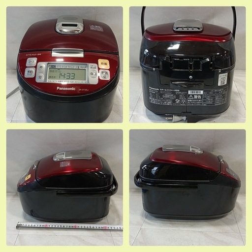 [八6551] パナソニック  2016年製  スチームIHジャー炊飯器  SR-SY105J　最大炊飯容量1.0L  5.5合