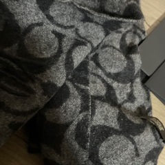 coach カシミヤ　マフラー　リバーシブル  カシミア　ノベルティーの画像