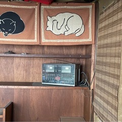 レトロなラジカセの画像
