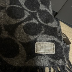 coach カシミヤ　マフラー　リバーシブル  カシミア　ノベルティーの画像