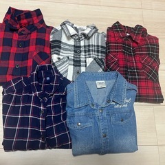 男の子★140センチ★アウター&ネルシャツまとめ売りの画像