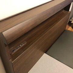 セミダブルベッドフレーム セラーズシェルフ ADR（引出し付）🚚自社配送時💳代引き可🚚(現金、クレジット、スマホ決済対応)の画像