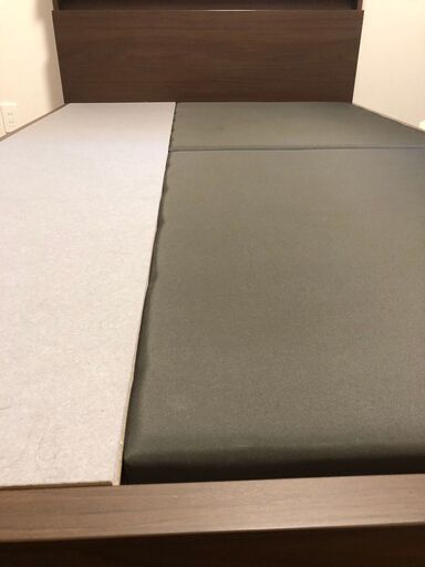▼値下げ▼セミダブルベッドフレーム セラーズシェルフ ADR（引出し付）?自社配送時?代引き可?(現金、クレジット、スマホ決済対応)