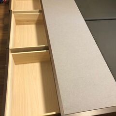 セミダブルベッドフレーム セラーズシェルフ ADR（引出し付）🚚自社配送時💳代引き可🚚(現金、クレジット、スマホ決済対応)の画像