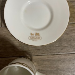 coach コーチ　デミカップ&ソーサー　コーヒー　インテリア　の画像