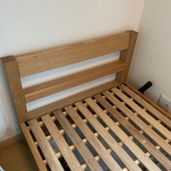 シングルベッドフレーム【無印良品】の画像