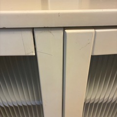 【無料】食器棚　白　ニトリ？の画像