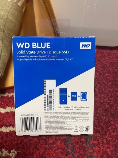 WD 500GB SSD 新品未使用