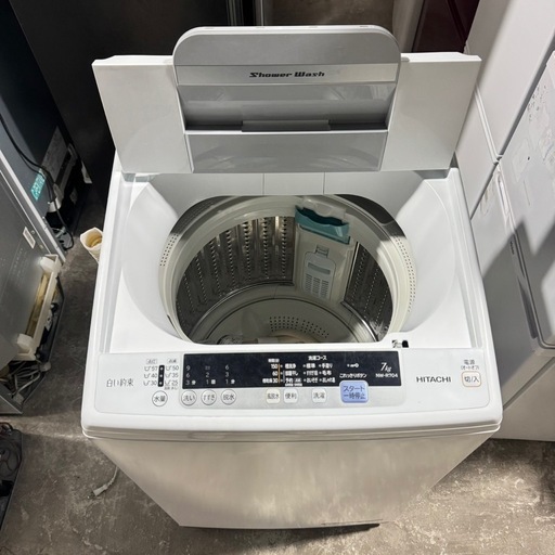 ?激安??安心保証付?❗️配送•設置?❗️♻️処分撤去♻️ 2018年製　HITACHI 7KG洗濯機 