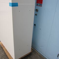 上下書庫セット　鍵あり　ホワイト　両開き/3段ラテラル　オカムラ製レクトラインの画像