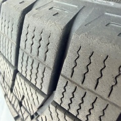 アルミホイル＋スタッドレスタイヤ4本セット ダンロップ ウィンターマックス 冬タイヤ 16インチ 185/60R15 美品の画像