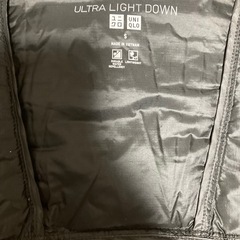 UNIQLO ウルトラライトダウン（ブラック）の画像