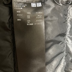 UNIQLO ウルトラライトダウン（ブラック）の画像