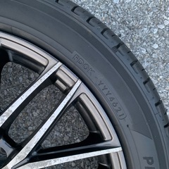 17インチ タイヤ ホイール 4本セット 215/45R17 PCD114.3 5穴 7J +55 PRACTIVA ヨコハマタイヤ 日本製 の画像