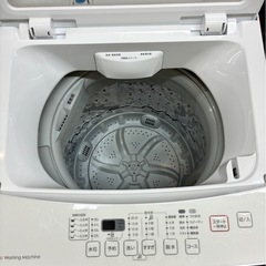 万代店 NITORI 全自動洗濯機 NTR60 2019年製 フラットデザイン＆ガラストップの画像