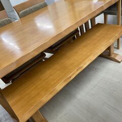 【ジャングルジャングル滋賀草津店】ジモティ来店特価‼ ダイニングセット ニトリ ナチュラル J-251204の画像