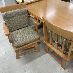 【ジャングルジャングル滋賀草津店】ジモティ来店特価‼ ダイニングセット ニトリ ナチュラル J-251204の画像
