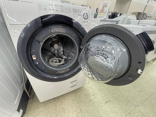 リユースのサカイ東金店 SHARP ドラム式洗濯機 18年製 7/3.5kg TJ16457