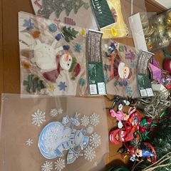 クリスマスツリーセット　オーナメント、ライト等付き　170〜180cmくらい の画像