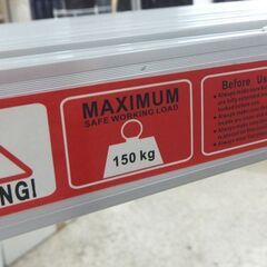 折りたたみ 足場台 3段 ステップ 作業台 ステップ台 耐荷重150kg 脚立 洗車 ☆ 札幌市 北区 屯田 の画像