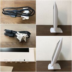 アイ・オー・データ 液晶ディスプレイ LCD-AD173SESW-A 17型スクエア PCモニター美品 I-O DATA ホワイト 新品DVI-D配線 ACコード付き2の画像