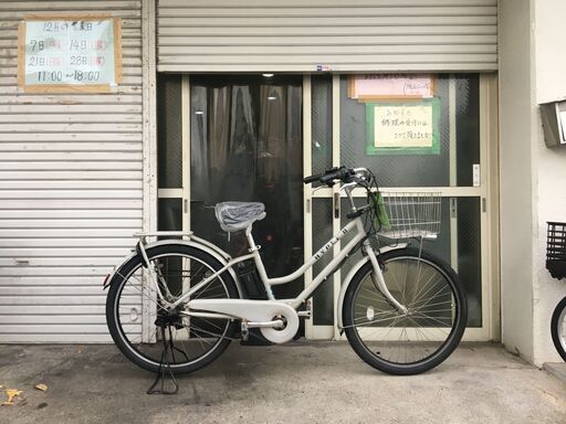 地域限定送料無料　ブリヂストン　ハイディツー　HYDEE　15,4AH　子供乗せ　白系　ギュットアニーズ　パスクルー　神戸市　電動自転車