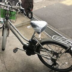 地域限定送料無料　ブリヂストン　ハイディツー　HYDEE　15,4AH　子供乗せ　白系　ギュットアニーズ　パスクルー　神戸市　電動自転車　の画像