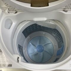 5.0kg 洗濯機 2022年製 AW-5GA1 東芝  ホワイト 上開き 全自動洗濯機 札幌市手稲区の画像