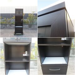 ニトリ  キッチンボード　食器棚の画像